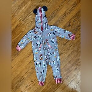 Disney Gray Kids Pajamas with Cartoon Characters